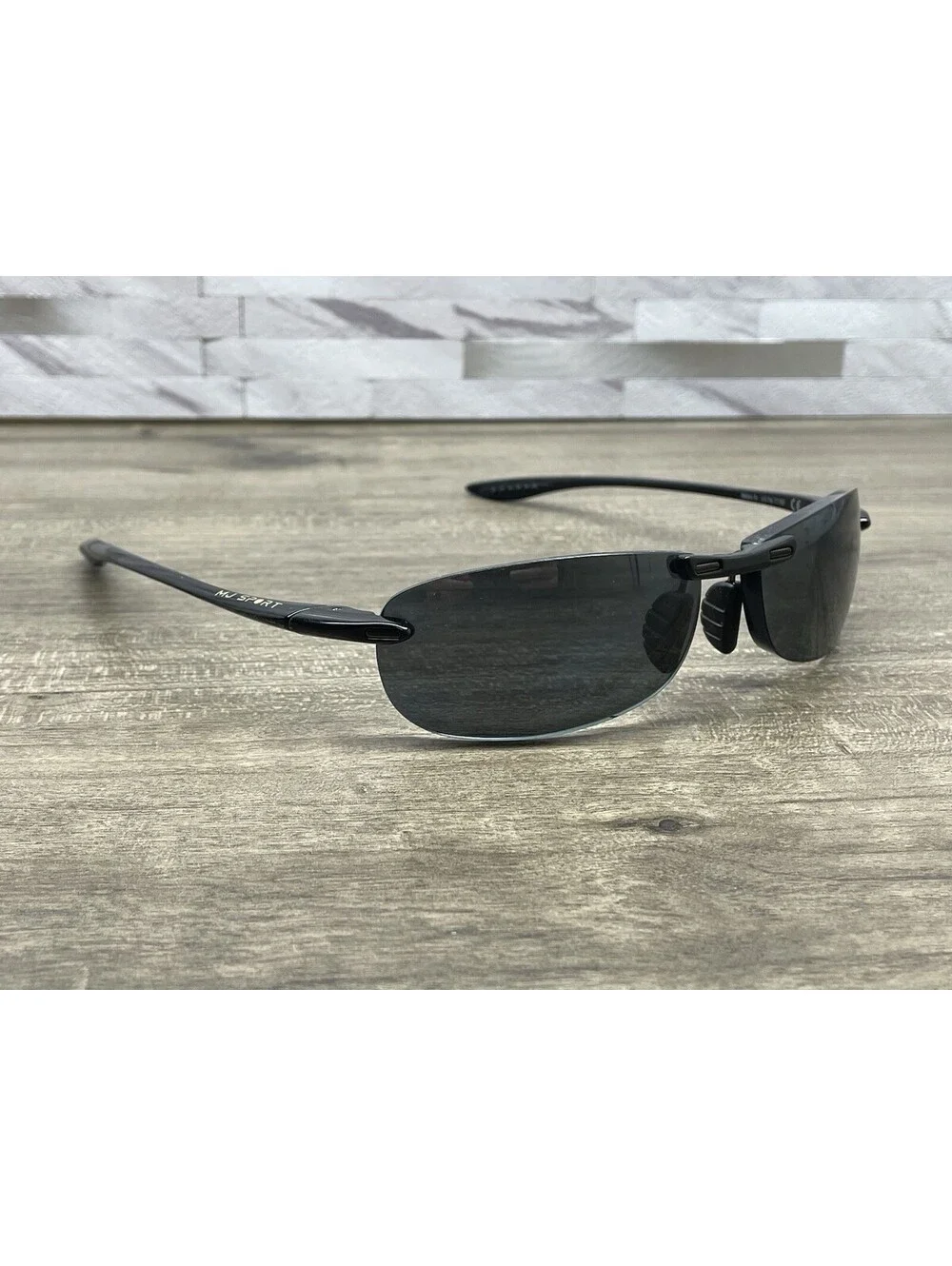Maui Jim Sunglasses Makaha MJ905-02 Black Gloss Rimless 64[]17-130 *FRAMES ONLY